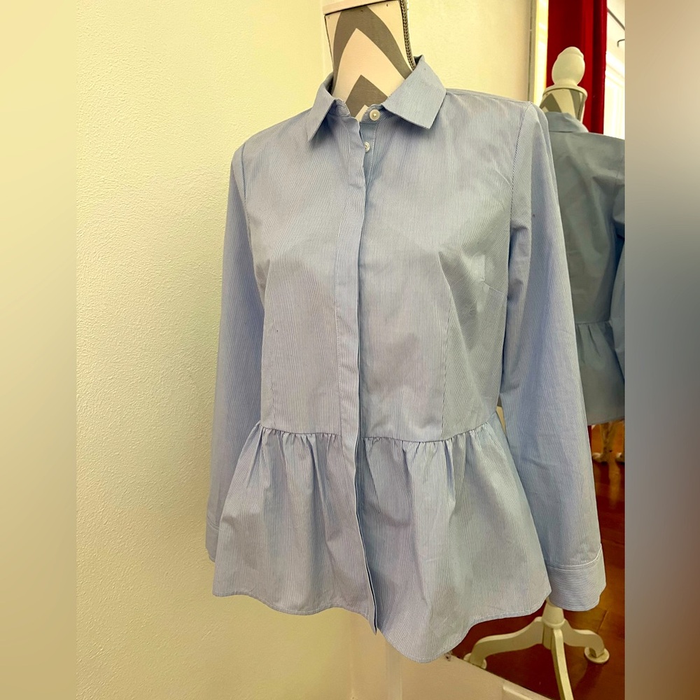 Talbots Small Button Down Blouse - image 1